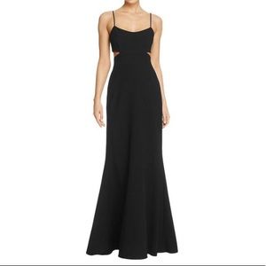 Jill Stuart Black Sleeveless Cut-Out Dress